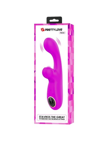 PRETTY LOVE - SKYLAR VIBRADOR ESTIMULADOR PÚRPURA