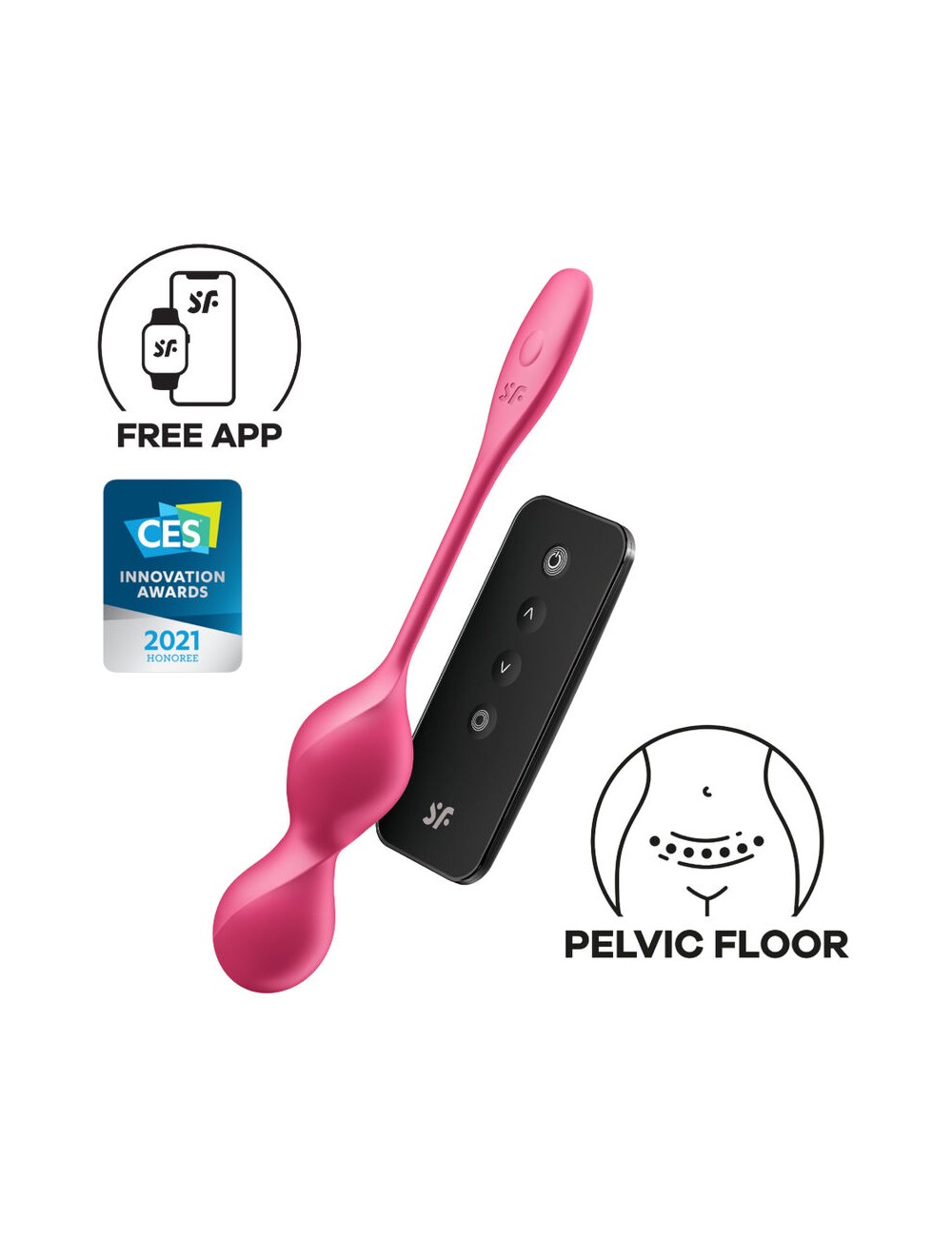 SATISFYER - LOVE BIRDS 2 BOLAS KEGEL VIBRADORAS + APP GRATUITA SATISFYER - LOVE BIRDS 2 BOLAS KEGEL VIBRADORAS + APP GRATUITA