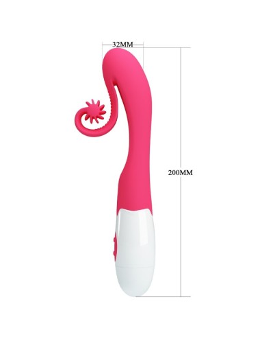 ROMANCE - VIBRADOR Y ESTIMULADOR 30 VELOCIDADES ROSA