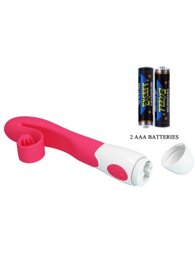 ROMANCE - VIBRADOR Y ESTIMULADOR 30 VELOCIDADES ROSA