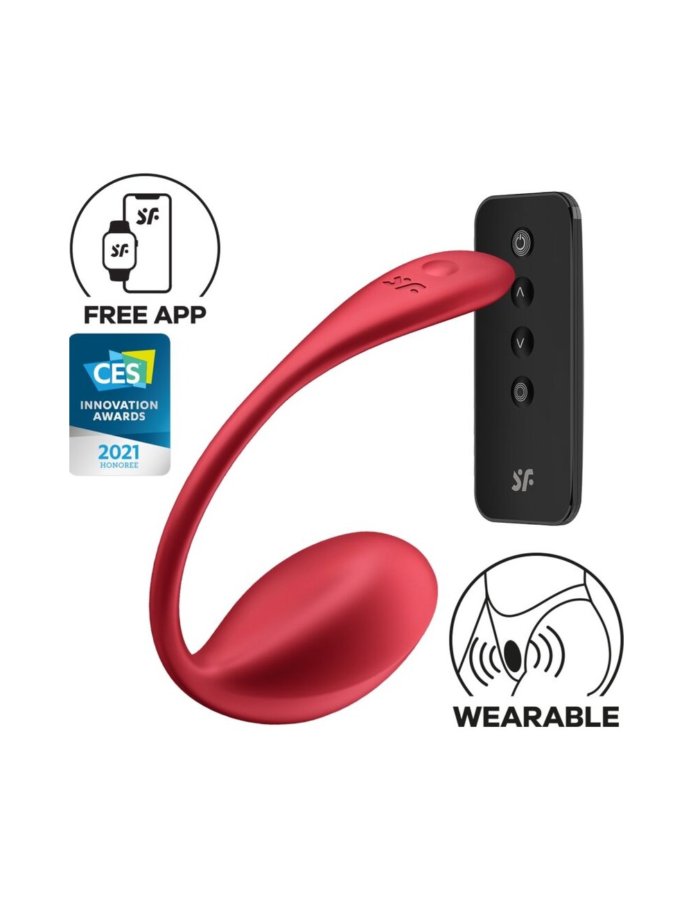 SATISFYER - SHINY PETAL ESTIMULADOR PUNTO G CONTROL REMOTO ROJO APP GRATUITA SATISFYER - SHINY PETAL ESTIMULADOR PUNTO G CONTROL REMOTO ROJO APP GRATUITA