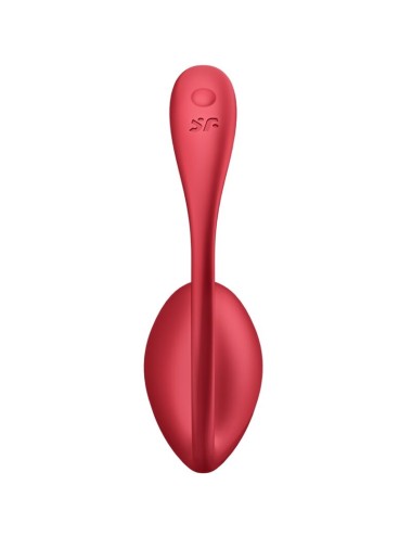 SATISFYER - SHINY PETAL ESTIMULADOR PUNTO G CONTROL REMOTO ROJO APP GRATUITA