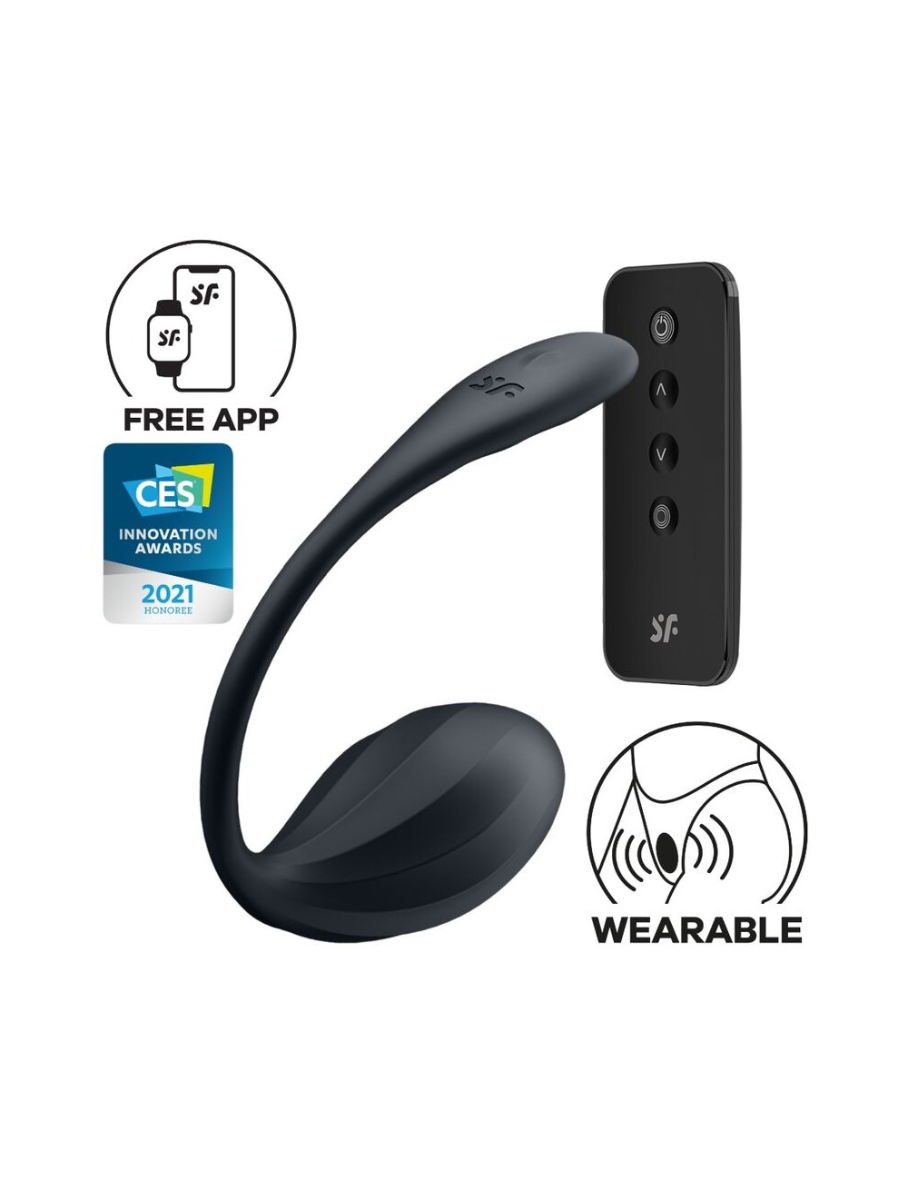 SATISFYER - RIBBED PETAL ESTIMULADOR PUNTO G CONTROL REMOTO NEGRO APP GRATUITA SATISFYER - RIBBED PETAL ESTIMULADOR PUNTO G CONTROL REMOTO NEGRO APP GRATUITA