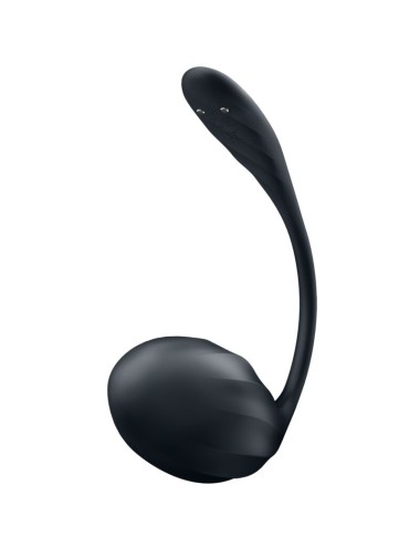 SATISFYER - RIBBED PETAL ESTIMULADOR PUNTO G CONTROL REMOTO NEGRO APP GRATUITA