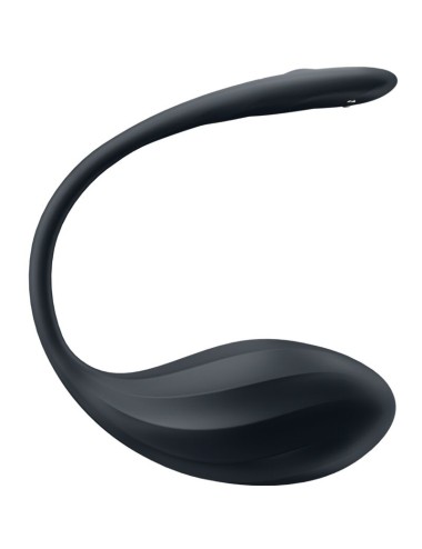 SATISFYER - RIBBED PETAL ESTIMULADOR PUNTO G CONTROL REMOTO NEGRO APP GRATUITA