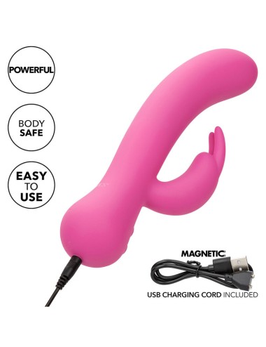 CALEXOTICS - FIRST TIME VIBRADOR RABBIT RECARGABLE ROSA