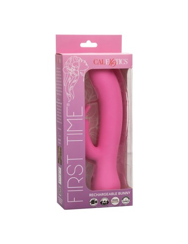 CALEXOTICS - FIRST TIME VIBRADOR RABBIT RECARGABLE ROSA