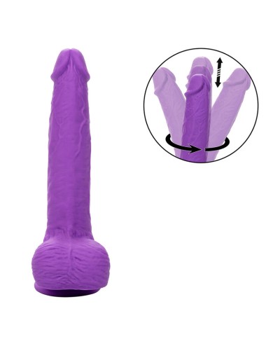 CALEXOTICS - STUDS VIBRADOR RECARGABLE Y GIRATORIO 10 VIBRACIONES VIOLETA
