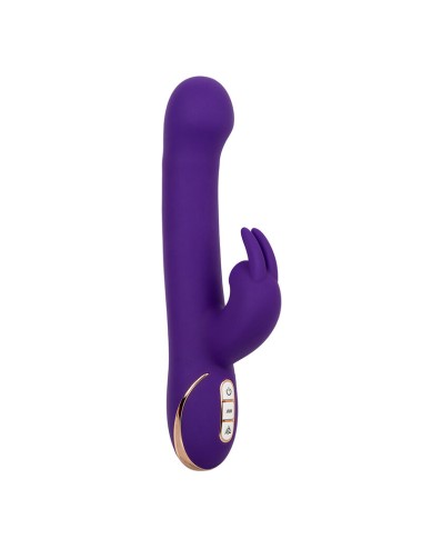 CALEXOTICS - JACK VIBRADOR RABBIT Y ESTIMULADOR 7 NIVELES DE VIBRACIÓN Y SUCCIÓN AZUL