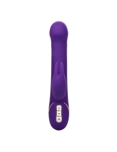 CALEXOTICS - JACK VIBRADOR RABBIT Y ESTIMULADOR 7 NIVELES DE VIBRACIÓN Y SUCCIÓN AZUL