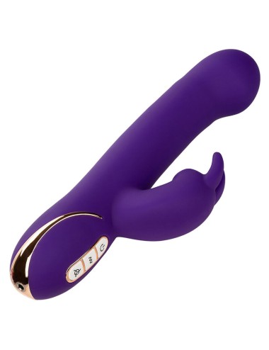 CALEXOTICS - JACK VIBRADOR RABBIT Y ESTIMULADOR 7 NIVELES DE VIBRACIÓN Y SUCCIÓN AZUL