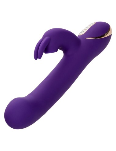 CALEXOTICS - JACK VIBRADOR RABBIT Y ESTIMULADOR 7 NIVELES DE VIBRACIÓN Y SUCCIÓN AZUL