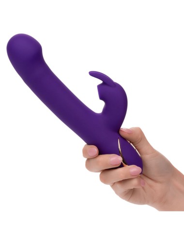 CALEXOTICS - JACK VIBRADOR RABBIT Y ESTIMULADOR 7 NIVELES DE VIBRACIÓN Y SUCCIÓN AZUL