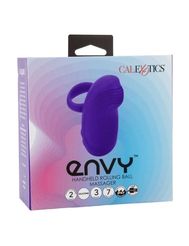 CALEXOTICS - ENVY MASAJEADOR DE BOLA RODANTE 7 VIBRACIONES MORADO