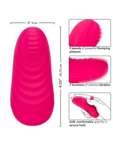 CALEXOTICS - ENVY MASAJEADOR DE BOLA RODANTE 7 VIBRACIONES ROSA