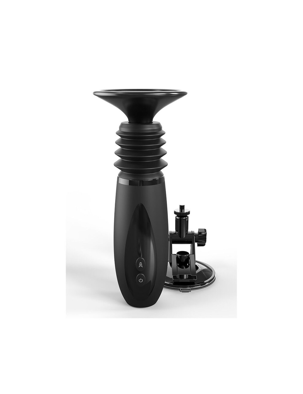 FETISH FANTASY SERIES - BODY DOCK THRUSTER SUJETA DILDOS CON 7 MODOS DE EMPUJE NEGRO