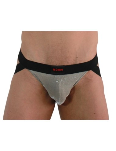 BURN - 001 JOCK BRILLANTE BEIGE / NEGRO L