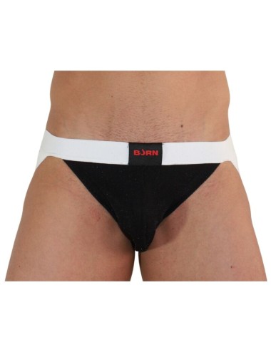 BURN - 004 JOCK BRILLANTE NEGRO / BLANCO L