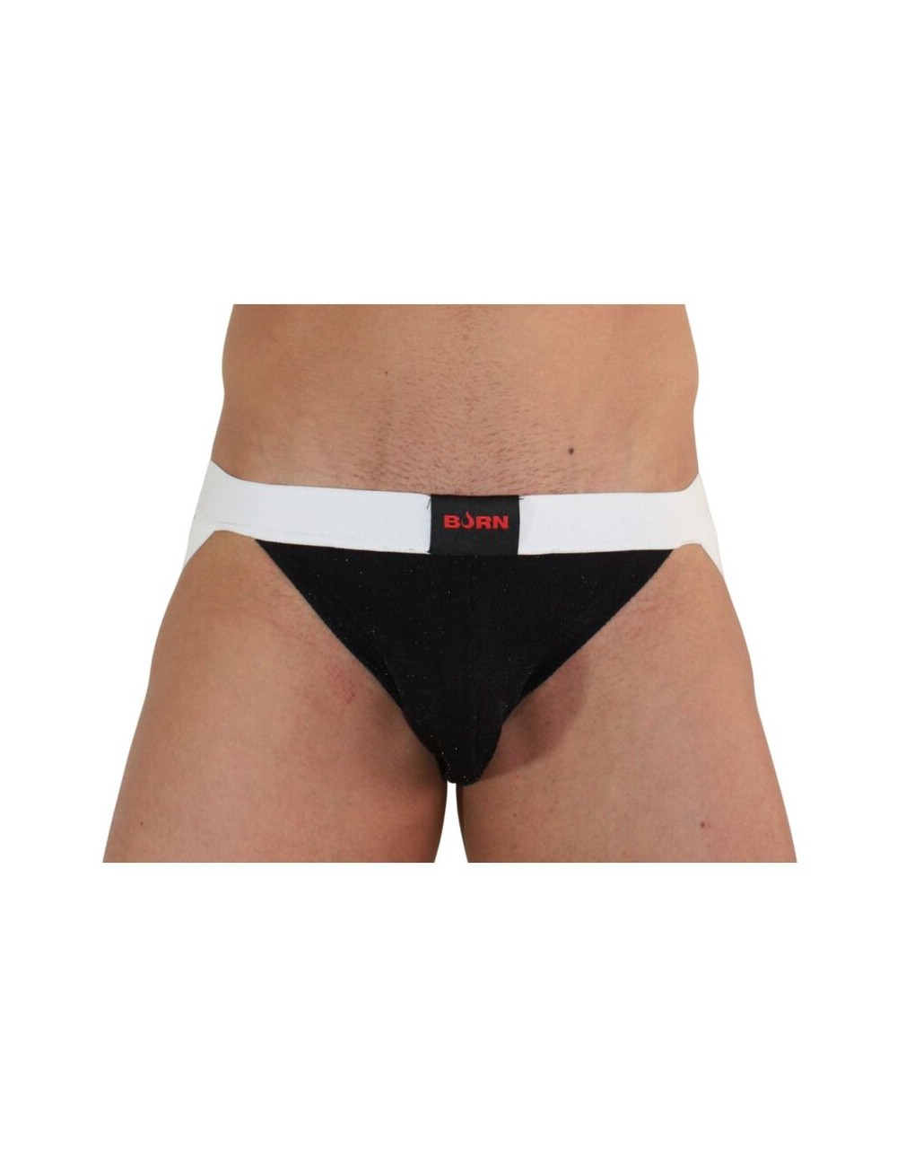 BURN - 004 JOCK BRILLANTE NEGRO / BLANCO XL BURN - 004 JOCK BRILLANTE NEGRO / BLANCO XL