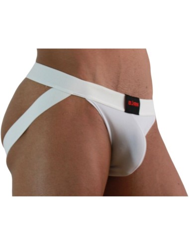BURN - 007 JOCK LYCRA BLANCO M