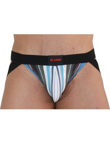 BURN - 009 JOCK MULTICOLOR / NEGRO L