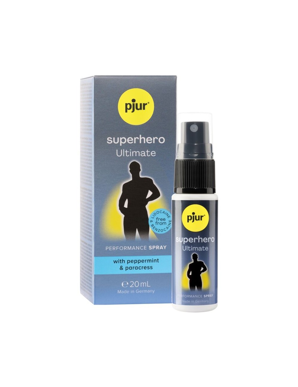 PJUR - SUPERHERO ULTIMATE SPRAY RETARDANTE 20 ML PJUR - SUPERHERO ULTIMATE SPRAY RETARDANTE 20 ML