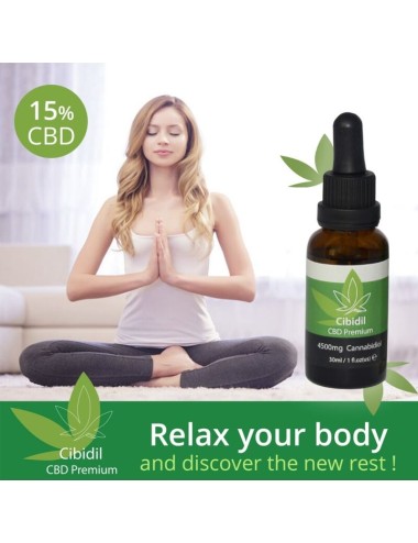 500 COSMETICS - CIBIDIL RELAJANTE ACEITE CBD 15 % 30 ML