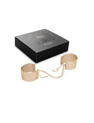 BIJOUX - DÉSIR MÉTALLIQUE ESPOSAS MALLA METALICA DORADA