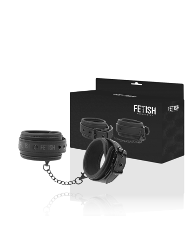 FETISH SUBMISSIVE - ESPOSAS TOBILLOS CUERO VEGANO CON FORRO DE NOPRENO