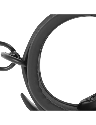FETISH SUBMISSIVE - ESPOSAS TOBILLOS CUERO VEGANO CON FORRO DE NOPRENO