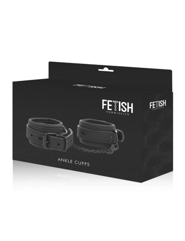 FETISH SUBMISSIVE - ESPOSAS TOBILLOS CUERO VEGANO CON FORRO DE NOPRENO
