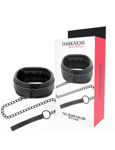 DARKNESS - COLLAR CON CADENA  NEGRO
