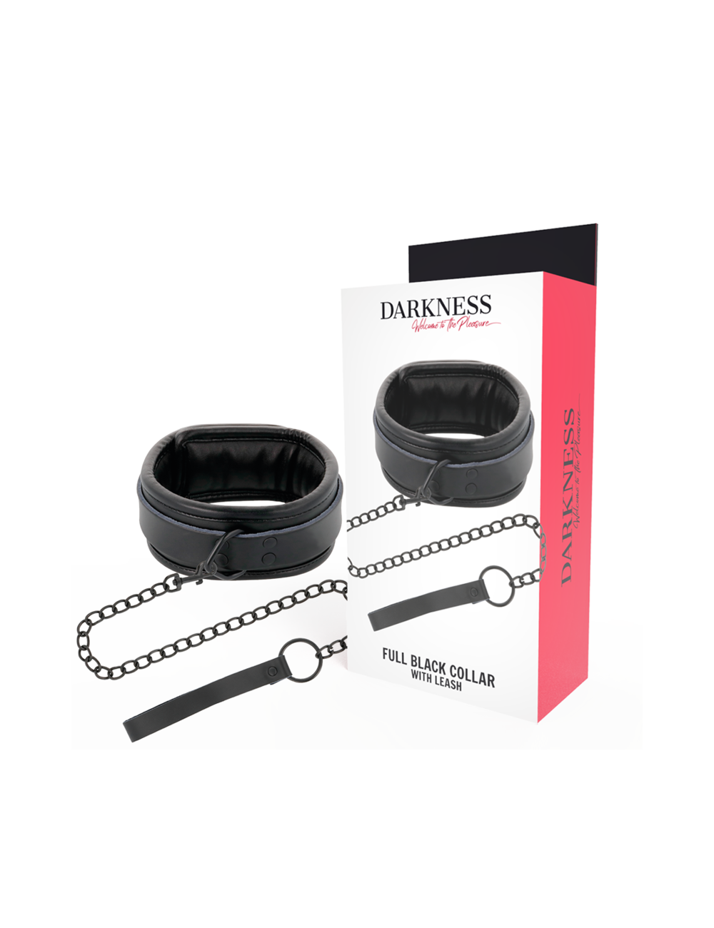 DARKNESS - COLLAR CON CADENA  NEGRO