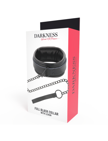 DARKNESS - COLLAR CON CADENA  NEGRO