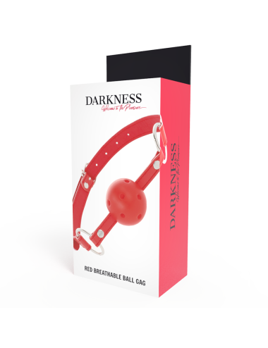 DARKNESS - MORDAZA TRANSPIRABLE ROJO