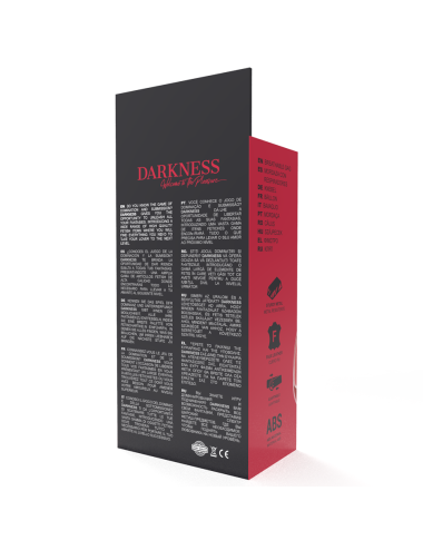 DARKNESS - MORDAZA TRANSPIRABLE ROJO