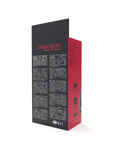 DARKNESS - MORDAZA CON ANILLA DIAMETRO 3.6 CM