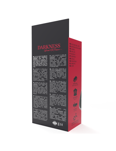 DARKNESS - MORDAZA  SILICONA ROJO