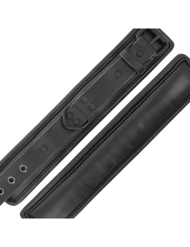 DARKNESS - ESPOSAS AJUSTABLES MANOS LEATHER NEGRO