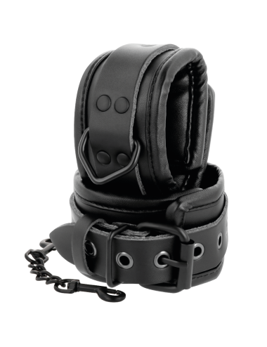 DARKNESS - ESPOSAS AJUSTABLES TOBILLOS LEATHER NEGRO