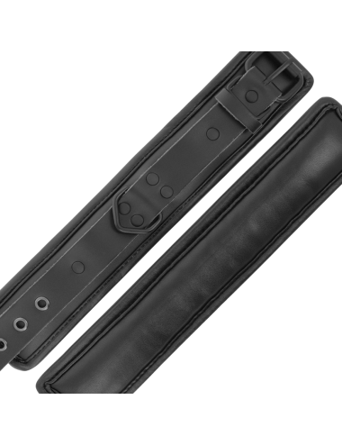 DARKNESS - ESPOSAS AJUSTABLES TOBILLOS LEATHER NEGRO