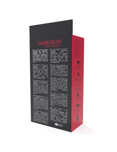 DARKNESS - ESPOSAS CUERO AJUSTABLES TOBILLOS NEGRO CON CANDADO