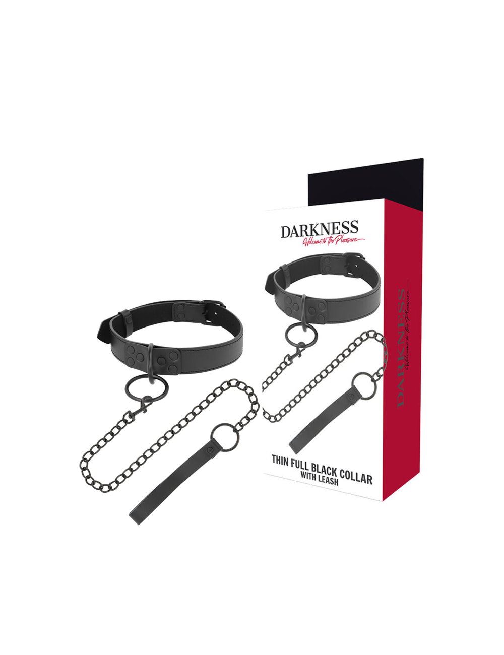 DARKNESS - COLLAR CON CADENA NEGRO