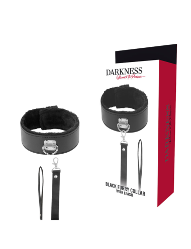 DARKNESS - COLLAR FORRADO CON CADENA TITANIUM