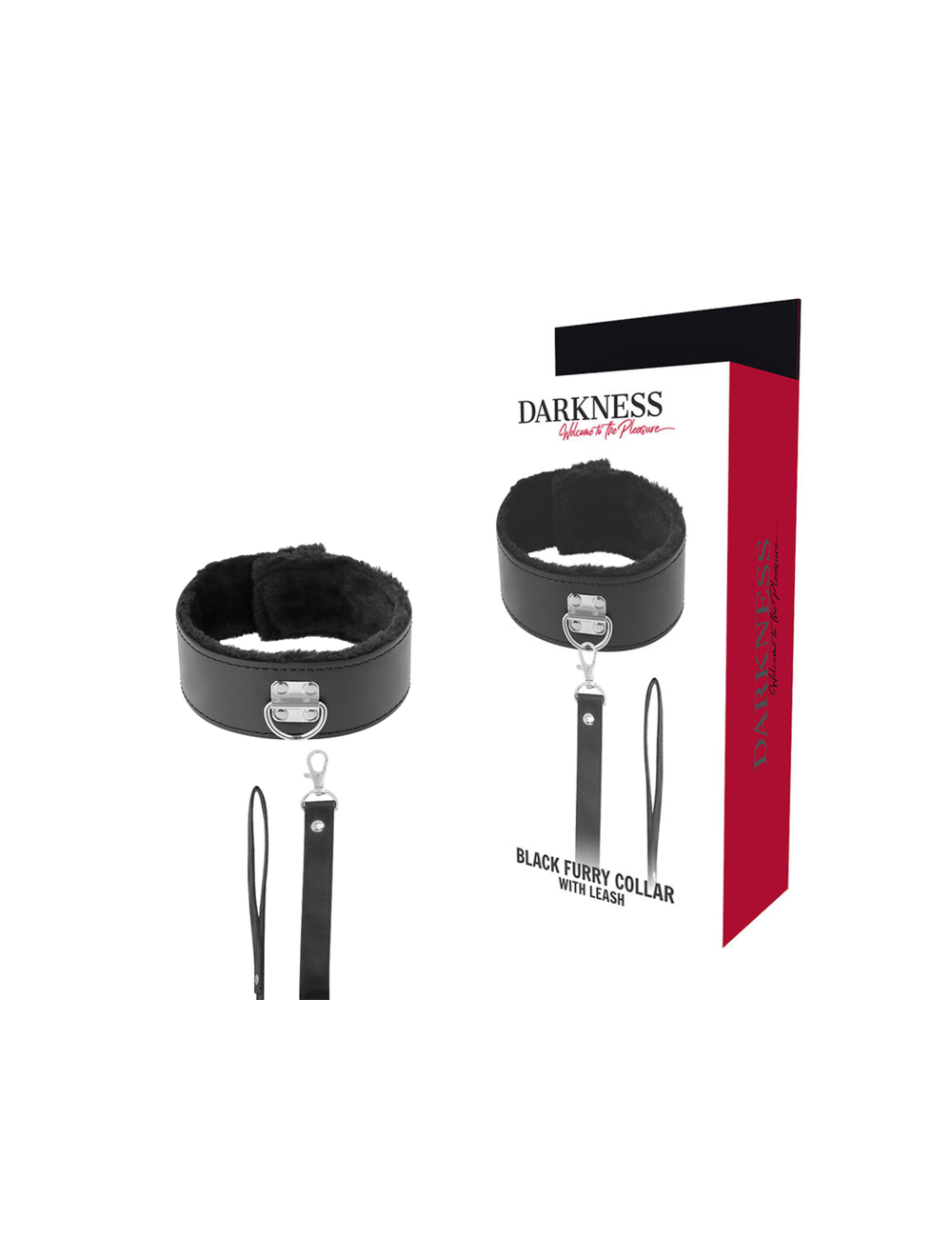 DARKNESS - COLLAR FORRADO CON CADENA TITANIUM