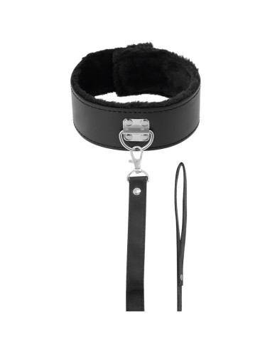 DARKNESS - COLLAR FORRADO CON CADENA TITANIUM