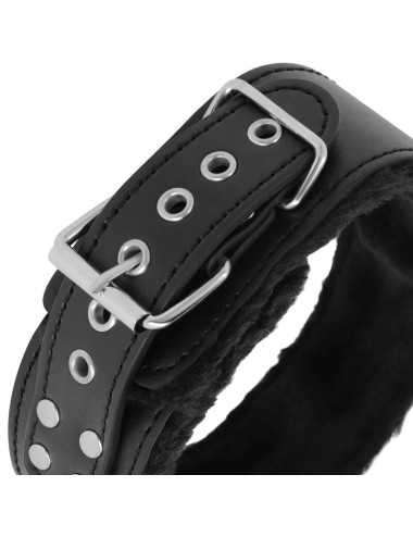 DARKNESS - COLLAR FORRADO CON CADENA TITANIUM