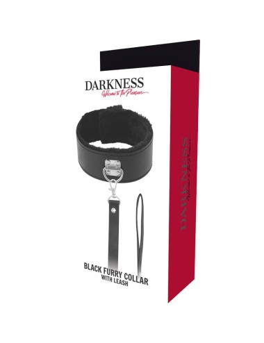 DARKNESS - COLLAR FORRADO CON CADENA TITANIUM