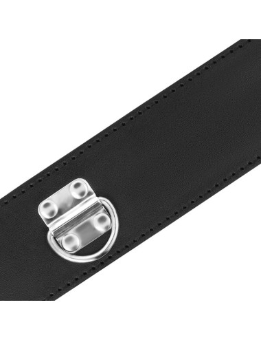 DARKNESS - COLLAR BDSM CON CANDADO NEGRO