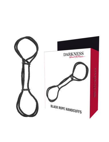 DARKNESS - ESPOSAS MANOS O TOBILLOS  CUERDA 100% ALGODON